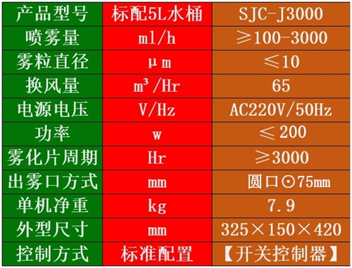 室内喷雾加湿器